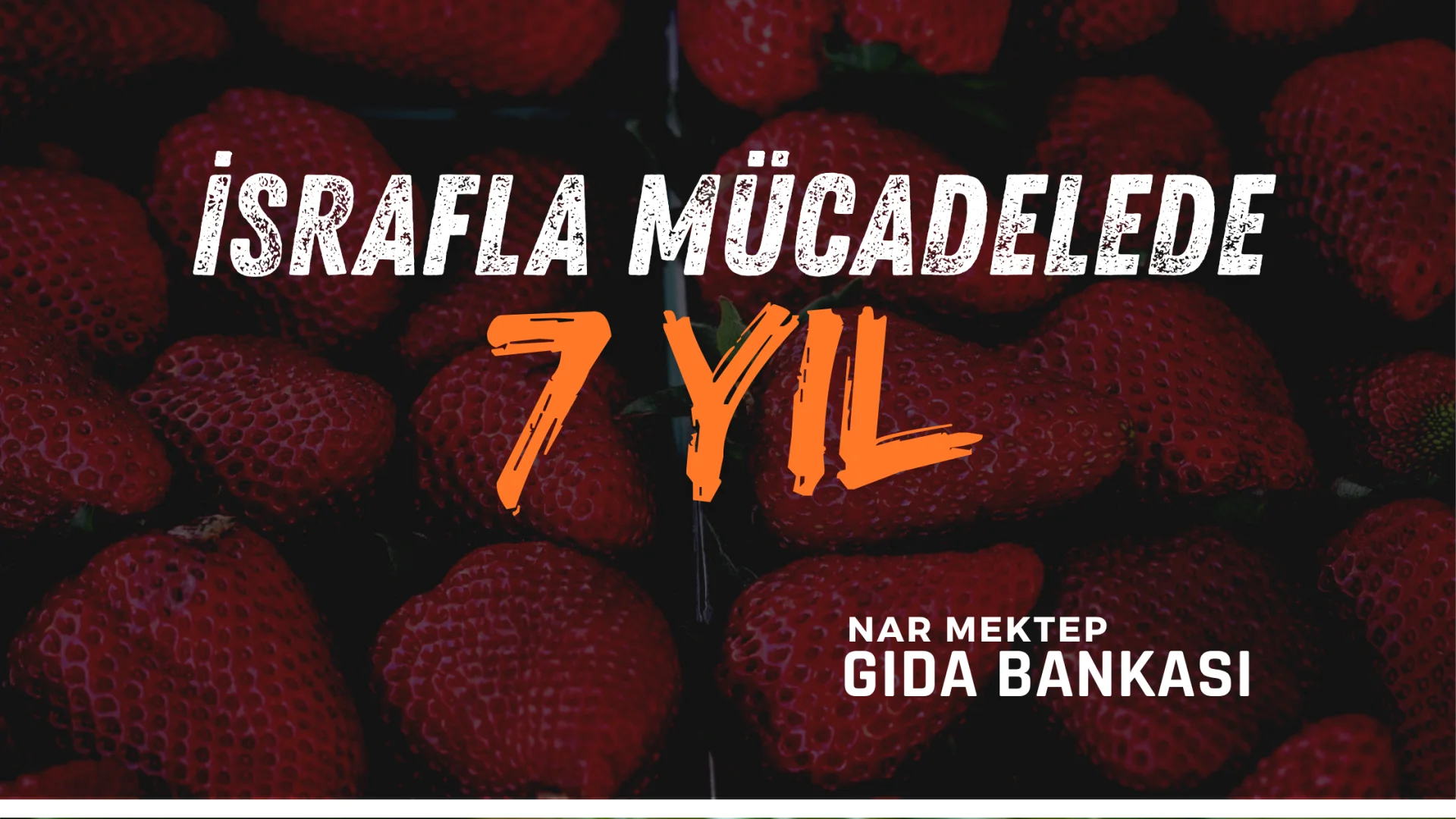 İsrafla Mücadele, Nar Mektep, Gıda Bankası
